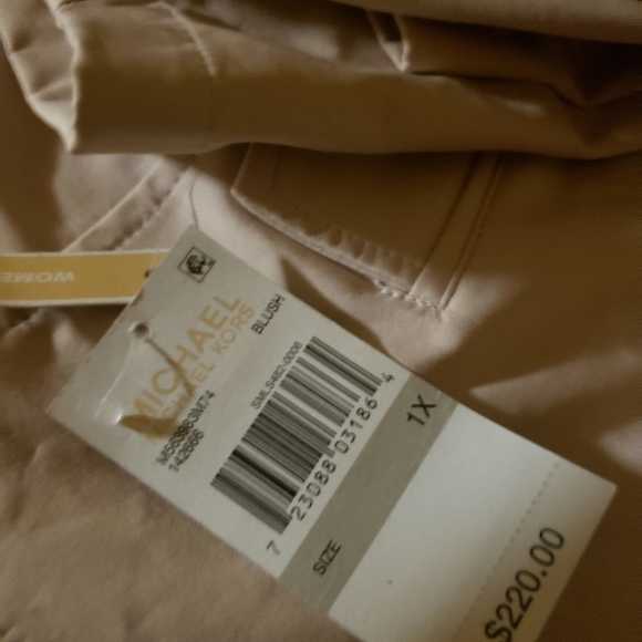 Michael Korr raincoat this is very soft pink NWT - Picture 3 of 3